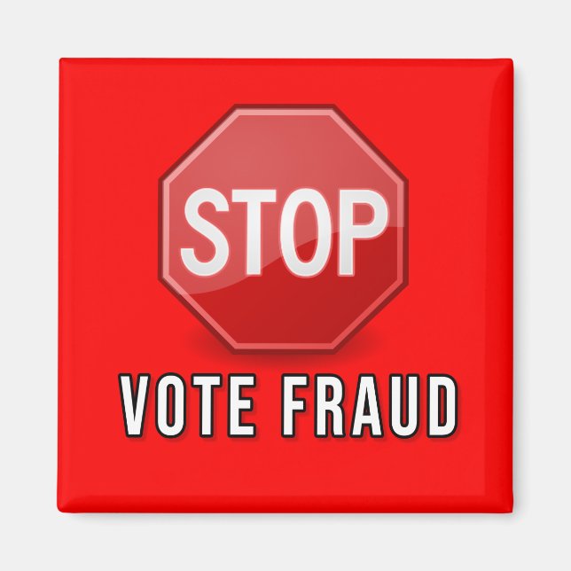 Imã Interromper Fraude De Votação (Frente)