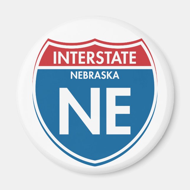 Imã Interstate Nebraska (Frente)