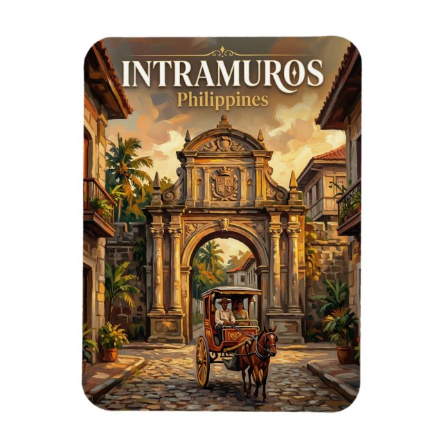 Ímã Intramuros Filipinas (Vertical)