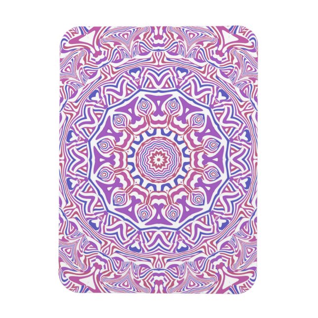 Ímã Intrate Bold Groovy Boho Hippie Abstrato Mandala (Vertical)