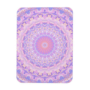 Ímã Intricate Trippy Colorate Boho Mandala