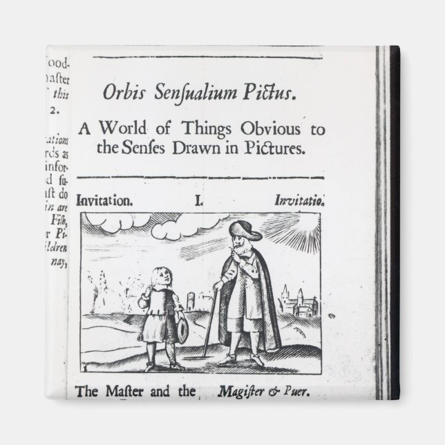 Imã Introdução a "Orbis Sensualium Pictus" (Frente)