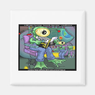 Imã Invasão da Terra 4 Dummies Engraçados Presentes Ca