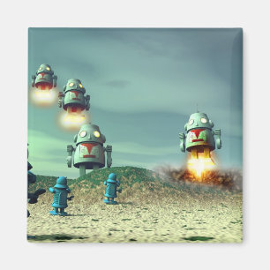 Imã Invasão do robô de cima do ímã V2