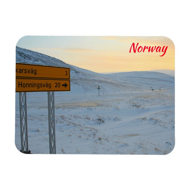 Ímã Inverno da Noruega (Horizontal)