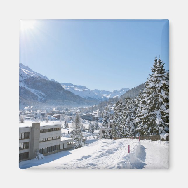 Imã Inverno em St. Moritz (Frente)