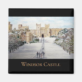 Imã Inverno na Paintagem do Castelo de Windsor