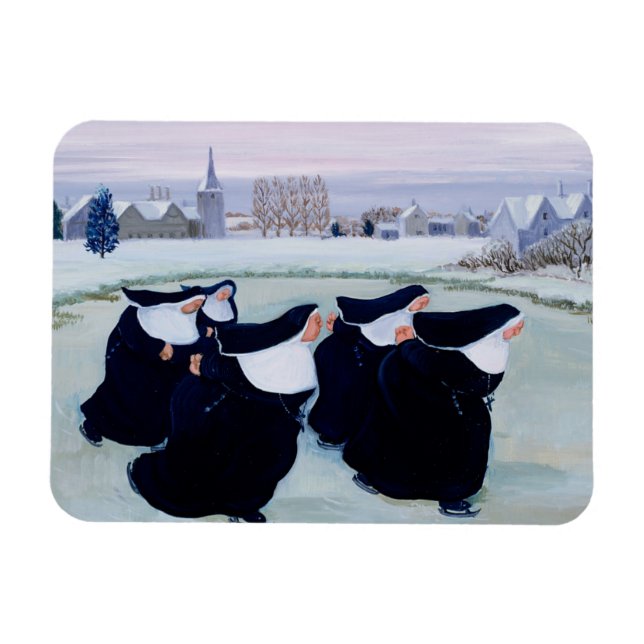 Ímã Inverno no convento (Horizontal)