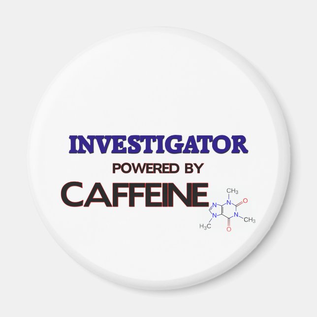 Imã Investigador com cafeína (Frente)