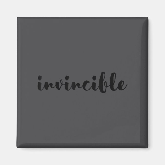 Imã Invincible - Motivational  (Frente)