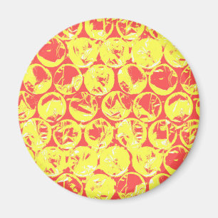 Imã Invólucro com bolhas de ar do pop art