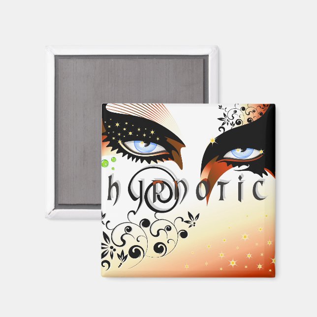 Imã Invólucro da Moda Azul (Front/Back)