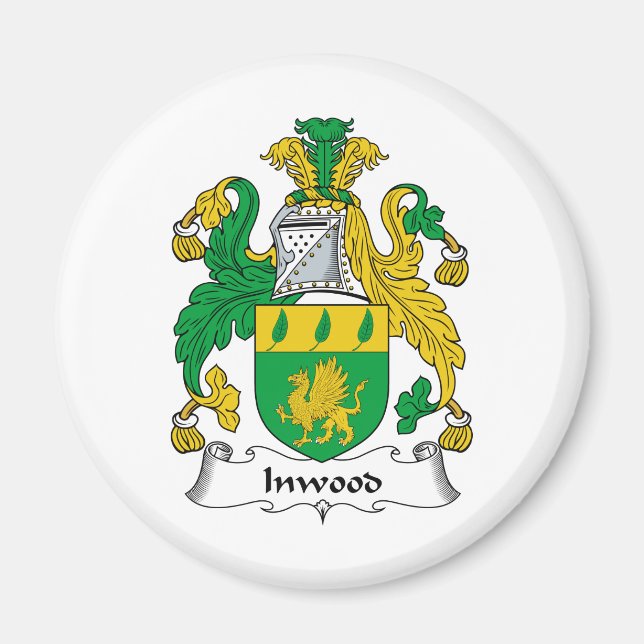 Imã Inwood Family Crest (Frente)