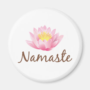 Imã Ioga da flor de Namaste Lotus