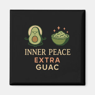 Imã Ioga de Abacate Engraçado Namaste Pun Fitness Plan