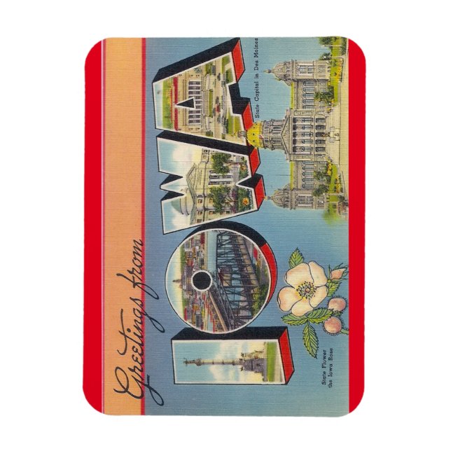 Ímã Iowa Magnet (Vertical)