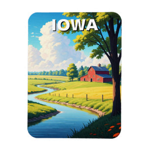 Ímã Iowa Red Barn