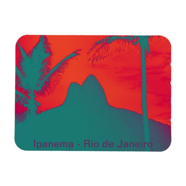 Ímã Ipanema souvenir (Horizontal)