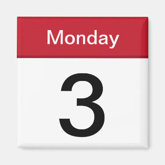 Imã iPhone App Magnet - Calendário - Personalizável