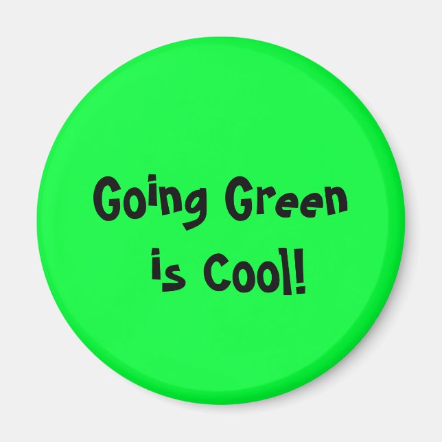 Imã Ir ao Verde é Legal! Íman (Frente)
