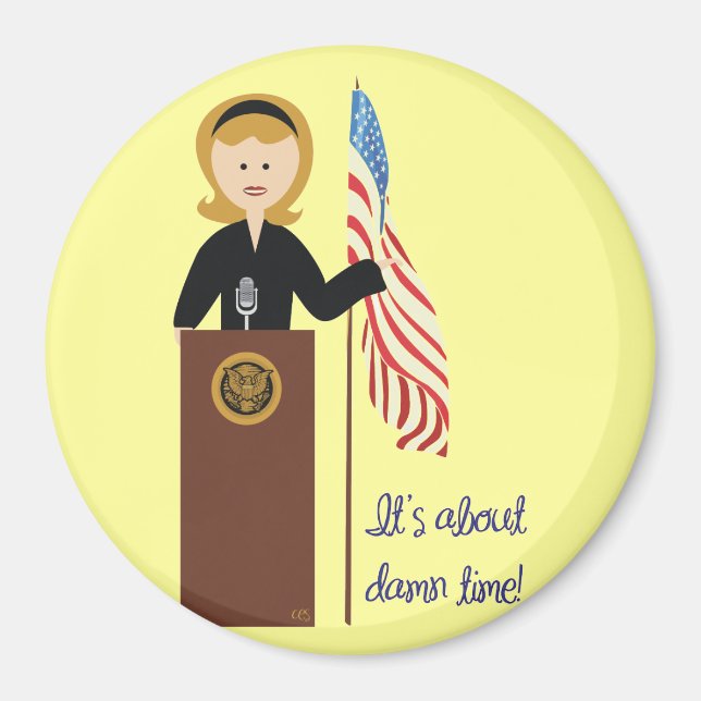 Imã Ir Hillary Magnet (Frente)