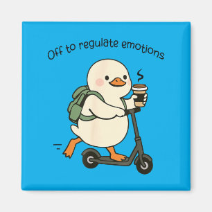 Imã Ir para Regular Emoções Conselheiro Ganso Engraçad