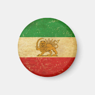 Imã Irã Flag Lion e Sun Shah do Irã Flag Magnet