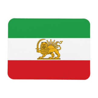 Ímã Iran Flag Lion And Sun Shah of Iran Flag