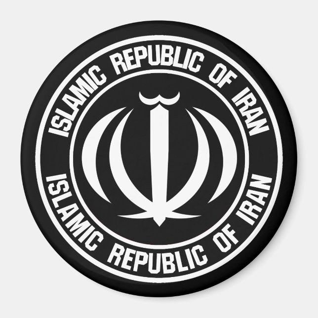 Imã Iran Round Emblem (Frente)