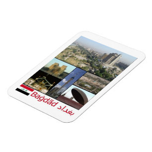 Ímã Iraque - Mosaico de Bagdade - Magnet