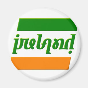 Imã "Ireland" Ambigram