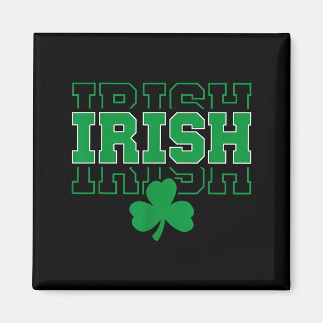 Imã Ireland Irish Ancestry Varsity Style For Men Women (Frente)
