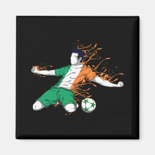 Imã Ireland Nacional Futebol - Bandeira Irlandesa Aman