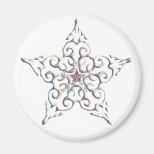 Imã Iridescent Star Magnet
