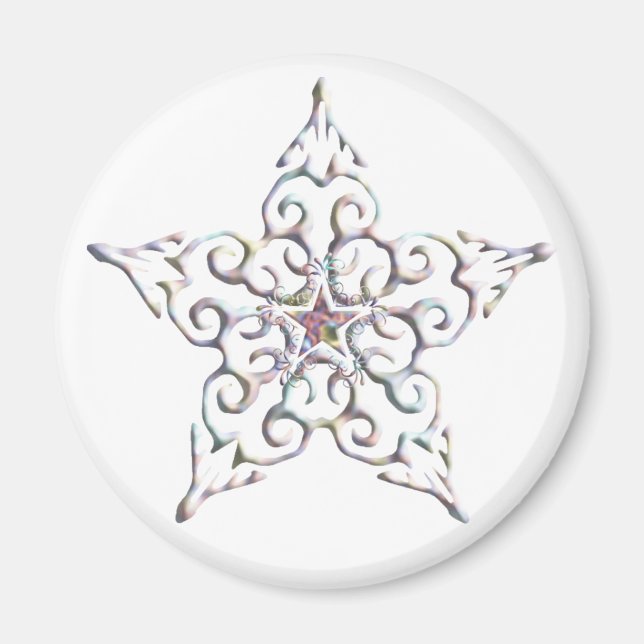 Imã Iridescent Star Magnet (Frente)