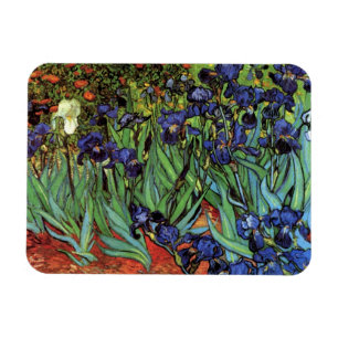Ímã Íris de Vincent van Gogh, Arte de Jardim Vintage