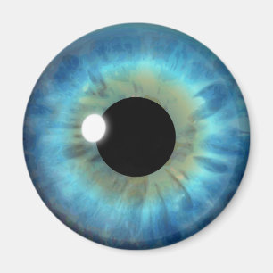 Imã Íris Ocular Azul Eyeball Legal Magnto redondo pers