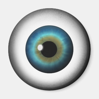 Imã Íris-Olho-Azul Íris Olhos Legal Magnetos redondos