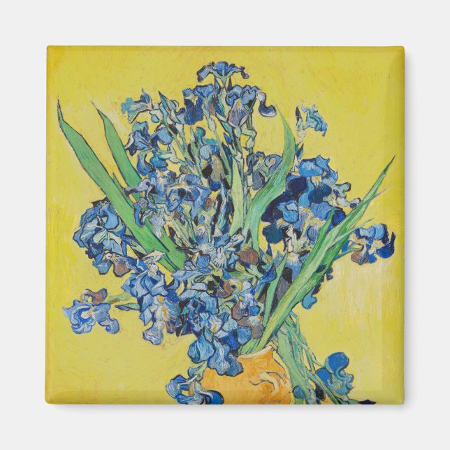 Imã Íris Pôster de Vincent van Gogh (Frente)
