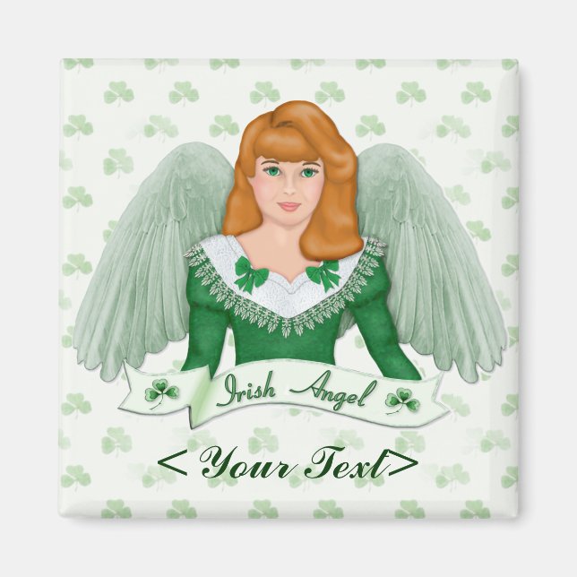 Imã Irish Angel e Banner (Frente)