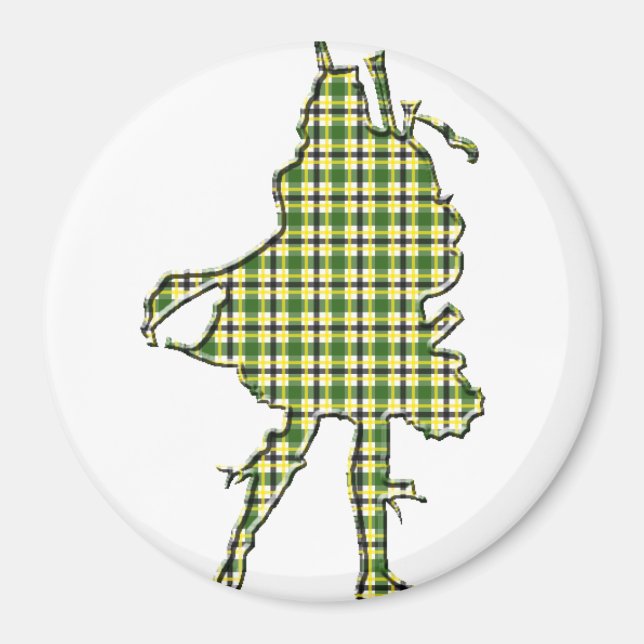 Imã Irish Bagpiper (Frente)