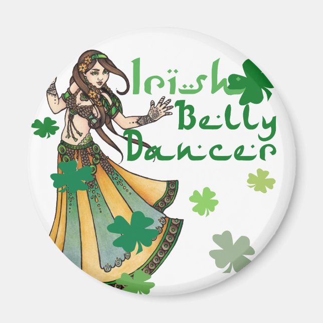 Imã Irish Belly Dancer (Frente)