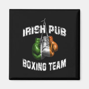 Imã Irish Boxing Funny Ireland Flag - Irish Pub