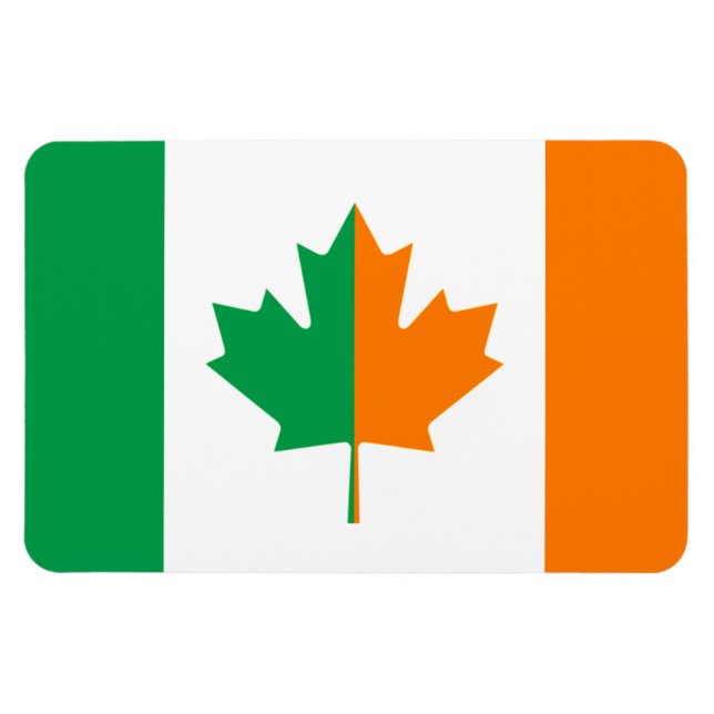 Ímã Irish Canada Flag Magnet (Horizontal)