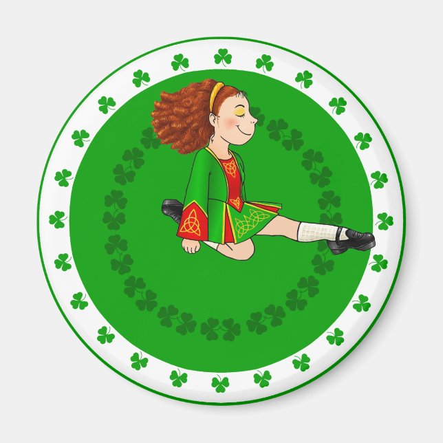 Imã Irish Dancing Girl (Frente)