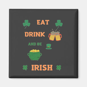 Imã irish Eat e beba cerveja