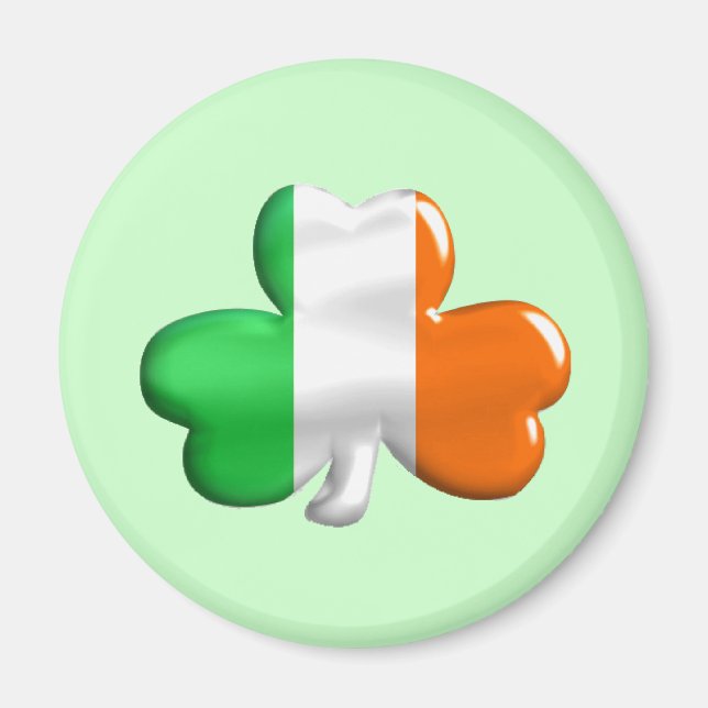 Imã Irish Flag Clover (Frente)