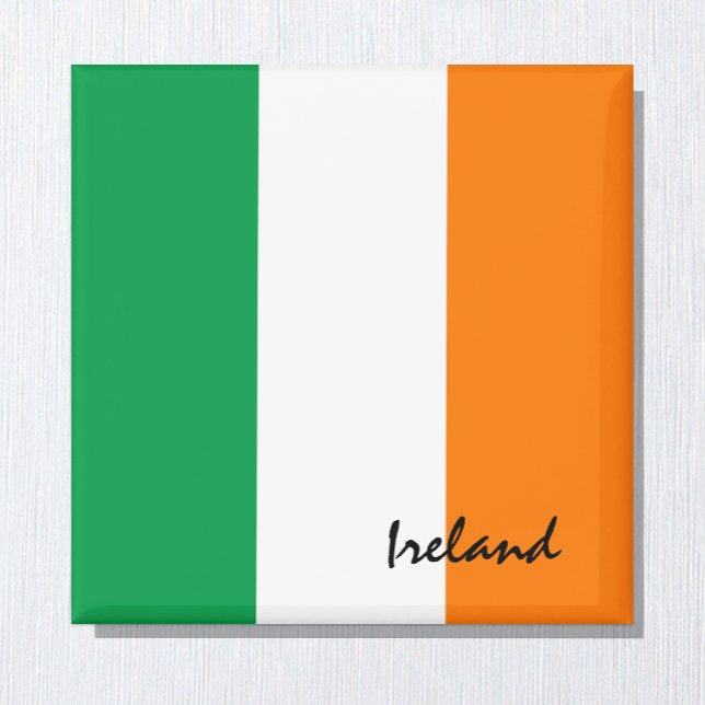 Imã Irish Flag & Ireland viagem, férias/esportes (Criador carregado)