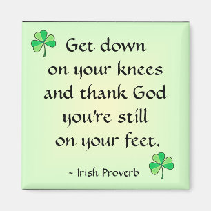 Imã Irish Proverb Magnet