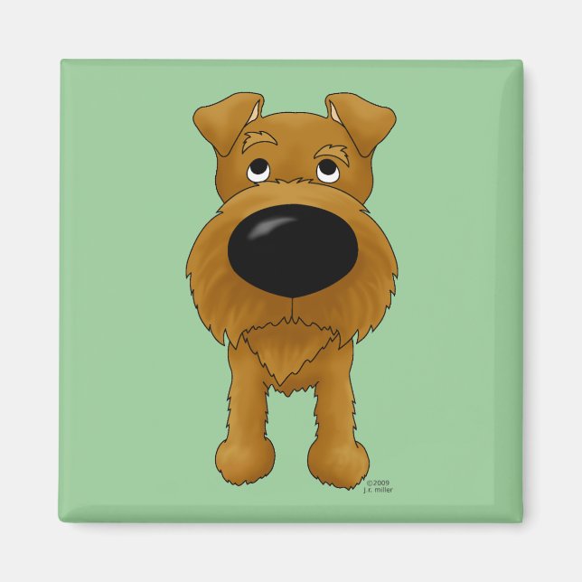 Imã Irish Terrier Magnet (Frente)